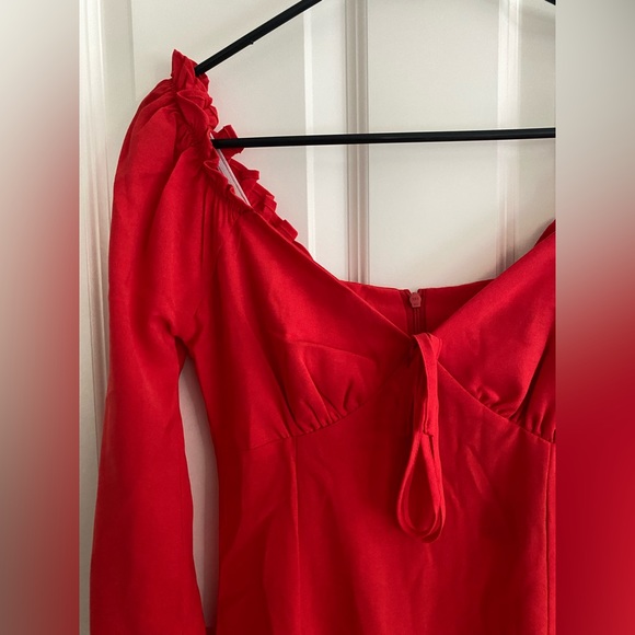 NEVER WORN NASTY GAL RED DRESS - Picture 2 of 6